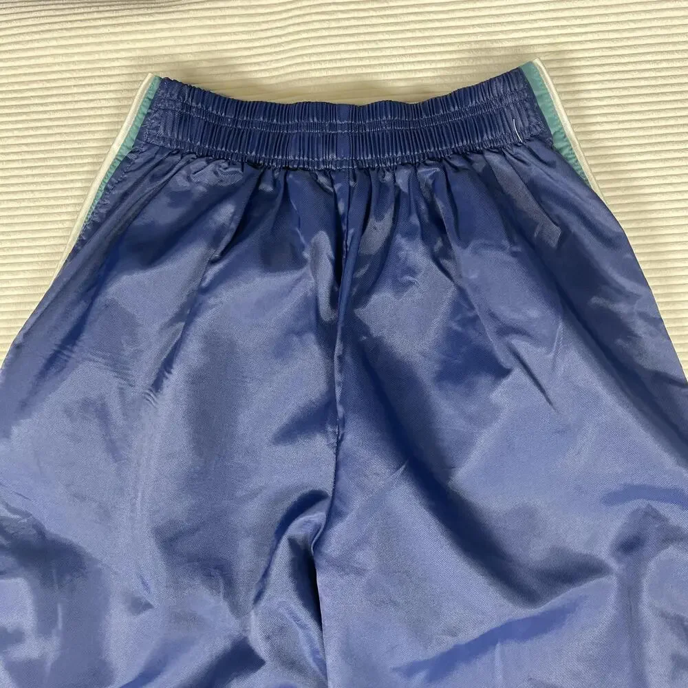 Nike Pants Unisex Kids S 4-6 Blue Side Snap Tearaway Track Warm Up Basketball